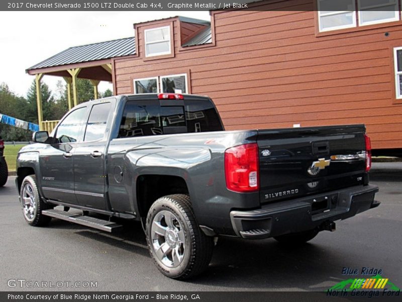 Graphite Metallic / Jet Black 2017 Chevrolet Silverado 1500 LTZ Double Cab 4x4