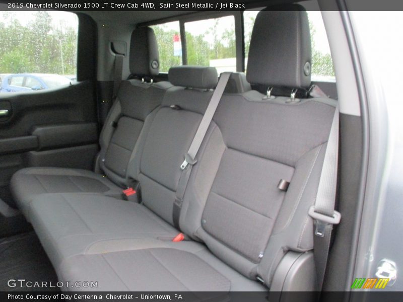 Satin Steel Metallic / Jet Black 2019 Chevrolet Silverado 1500 LT Crew Cab 4WD