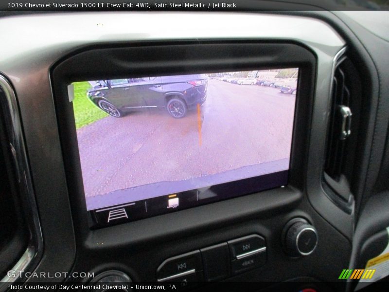 Satin Steel Metallic / Jet Black 2019 Chevrolet Silverado 1500 LT Crew Cab 4WD