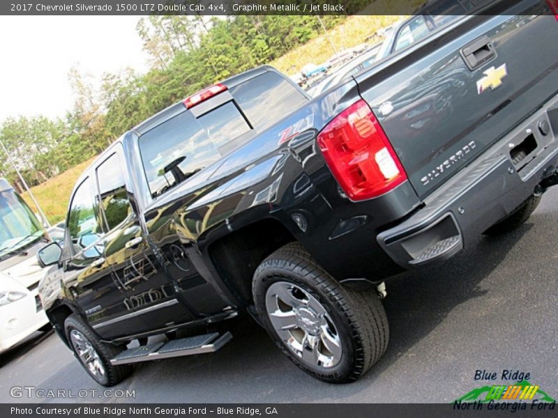 Graphite Metallic / Jet Black 2017 Chevrolet Silverado 1500 LTZ Double Cab 4x4