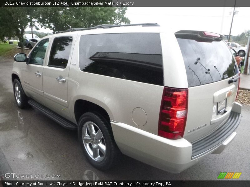 Champagne Silver Metallic / Ebony 2013 Chevrolet Suburban LTZ 4x4