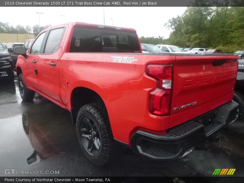 Red Hot / Jet Black 2019 Chevrolet Silverado 1500 LT Z71 Trail Boss Crew Cab 4WD