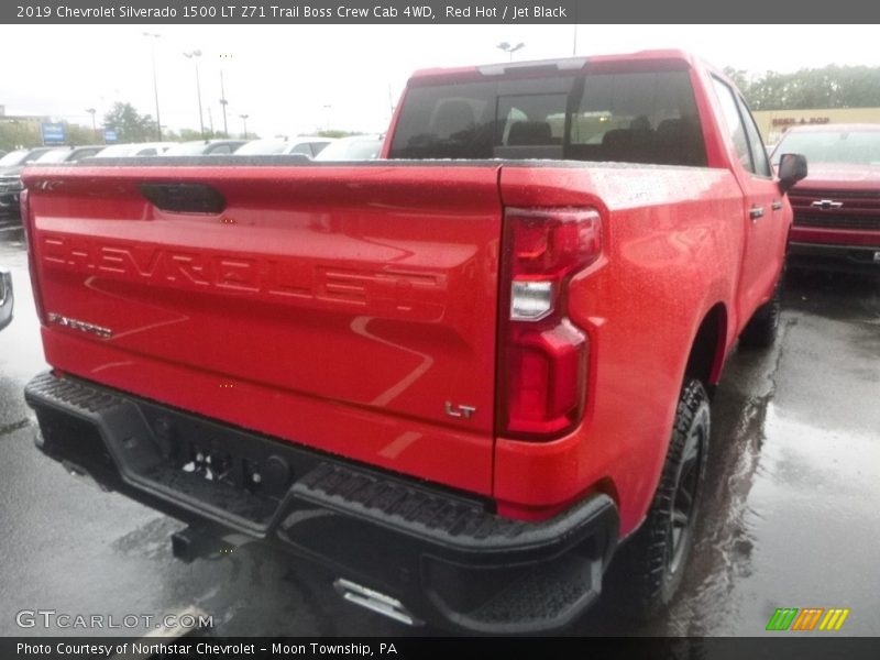 Red Hot / Jet Black 2019 Chevrolet Silverado 1500 LT Z71 Trail Boss Crew Cab 4WD