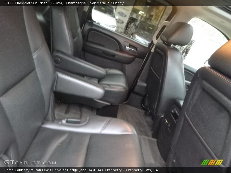 Champagne Silver Metallic / Ebony 2013 Chevrolet Suburban LTZ 4x4