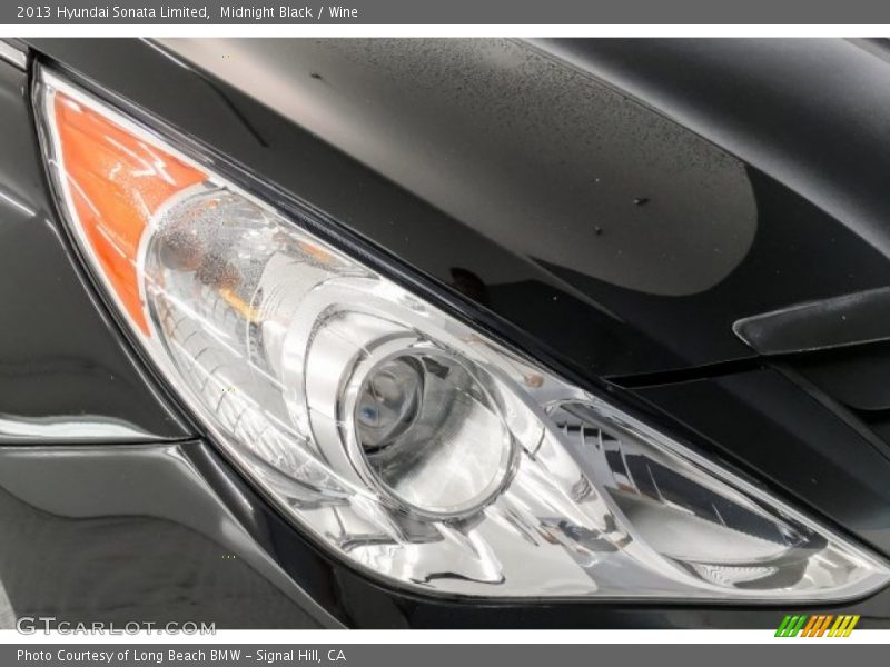 Midnight Black / Wine 2013 Hyundai Sonata Limited