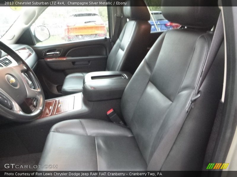 Champagne Silver Metallic / Ebony 2013 Chevrolet Suburban LTZ 4x4