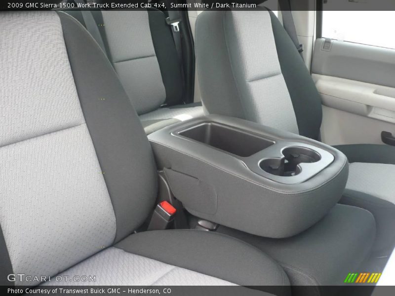 Summit White / Dark Titanium 2009 GMC Sierra 1500 Work Truck Extended Cab 4x4