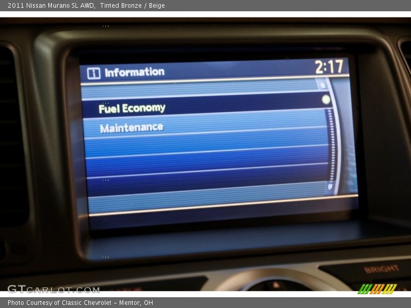 Tinted Bronze / Beige 2011 Nissan Murano SL AWD