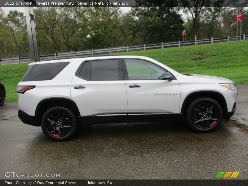 Silver Ice Metallic / Jet Black 2019 Chevrolet Traverse Premier AWD