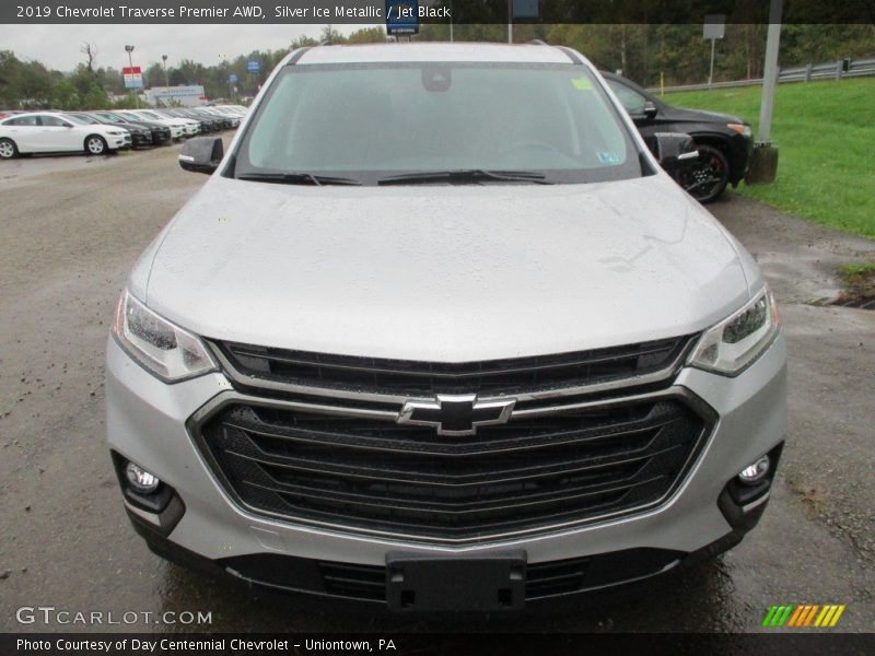 Silver Ice Metallic / Jet Black 2019 Chevrolet Traverse Premier AWD