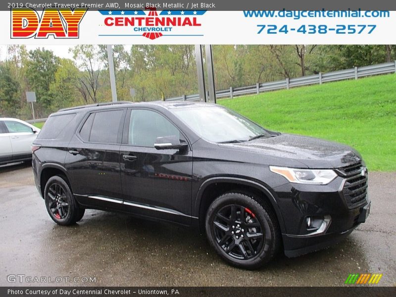 Mosaic Black Metallic / Jet Black 2019 Chevrolet Traverse Premier AWD