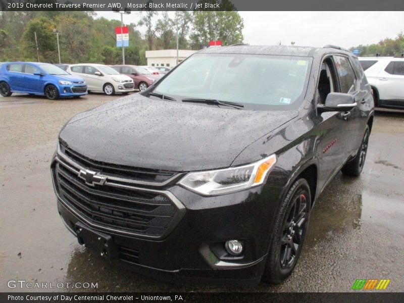 Mosaic Black Metallic / Jet Black 2019 Chevrolet Traverse Premier AWD