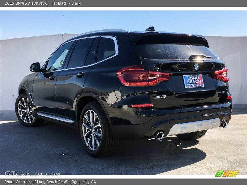 Jet Black / Black 2019 BMW X3 sDrive30i