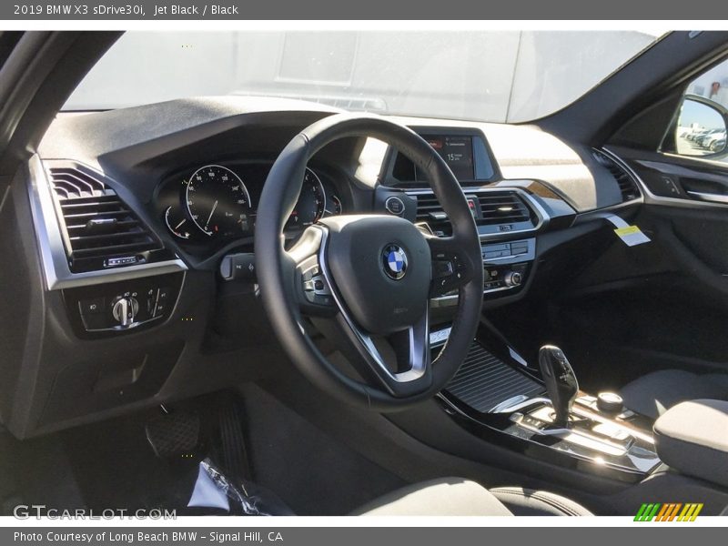 Jet Black / Black 2019 BMW X3 sDrive30i
