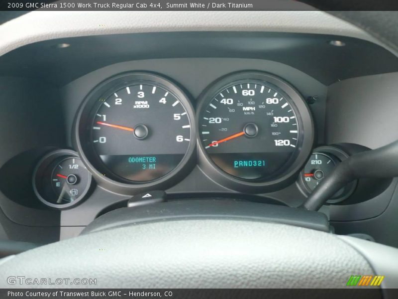 Summit White / Dark Titanium 2009 GMC Sierra 1500 Work Truck Regular Cab 4x4