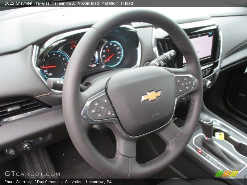 Mosaic Black Metallic / Jet Black 2019 Chevrolet Traverse Premier AWD