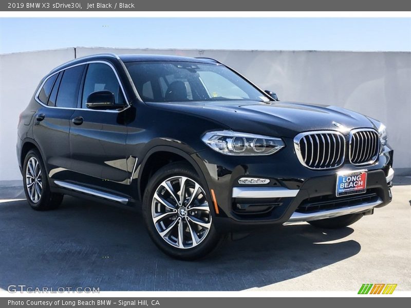 Jet Black / Black 2019 BMW X3 sDrive30i