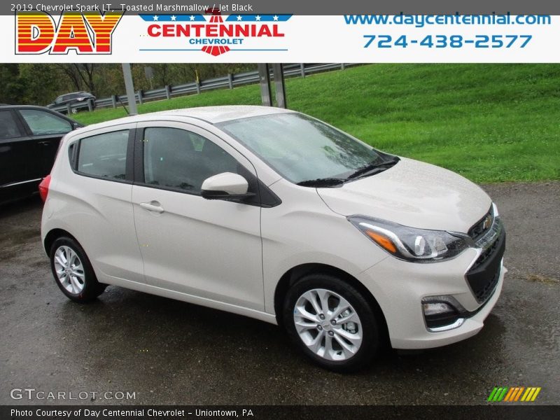Toasted Marshmallow / Jet Black 2019 Chevrolet Spark LT