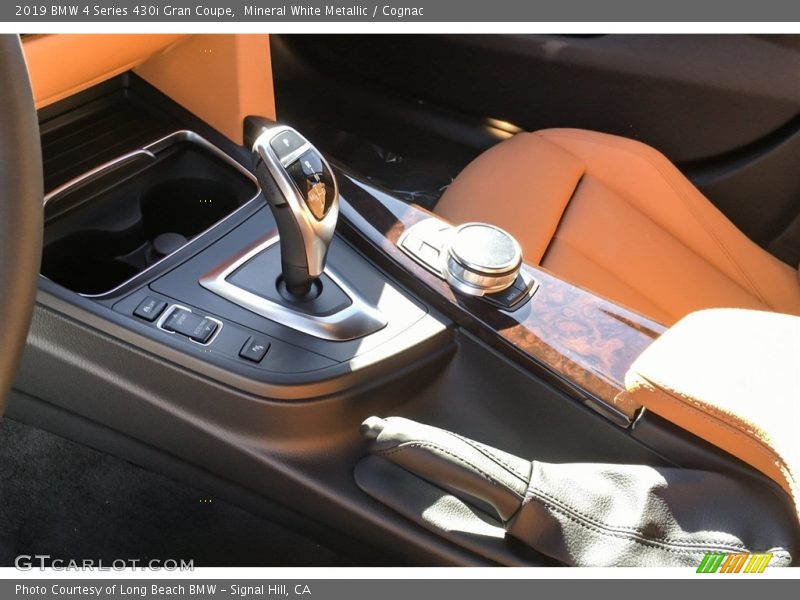 Mineral White Metallic / Cognac 2019 BMW 4 Series 430i Gran Coupe