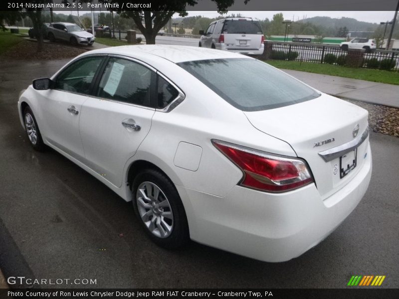 Pearl White / Charcoal 2014 Nissan Altima 2.5 S