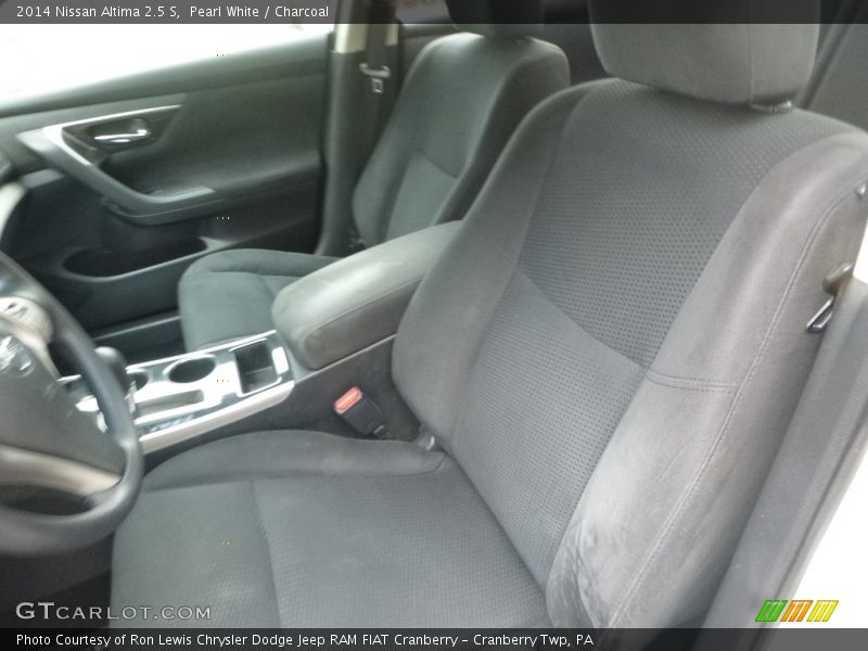 Pearl White / Charcoal 2014 Nissan Altima 2.5 S