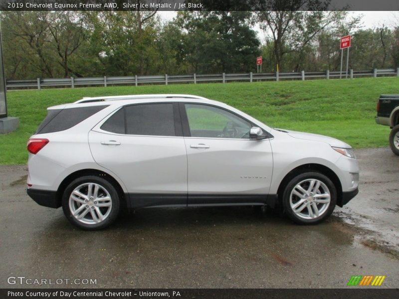 Silver Ice Metallic / Jet Black 2019 Chevrolet Equinox Premier AWD