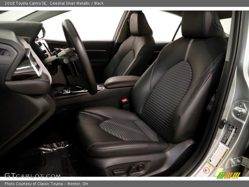 Celestial Silver Metallic / Black 2018 Toyota Camry SE