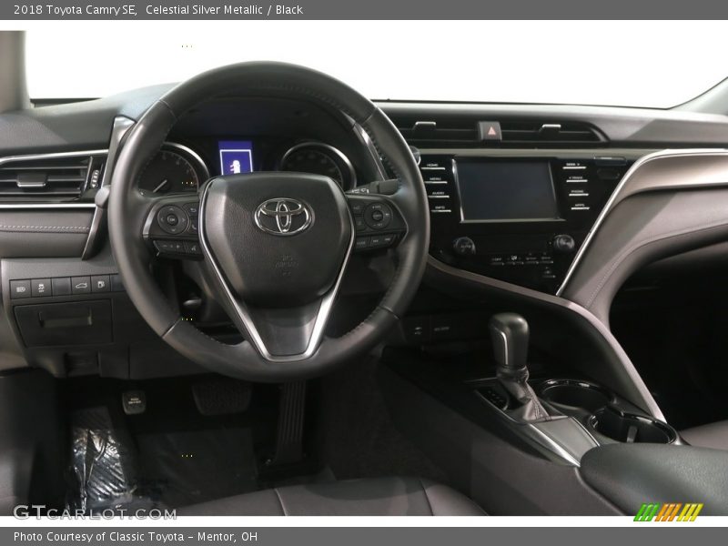 Celestial Silver Metallic / Black 2018 Toyota Camry SE