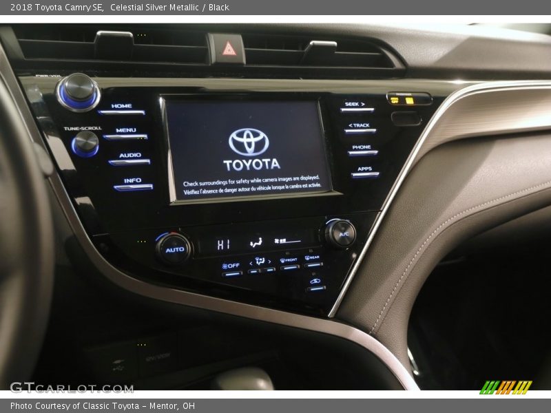 Celestial Silver Metallic / Black 2018 Toyota Camry SE