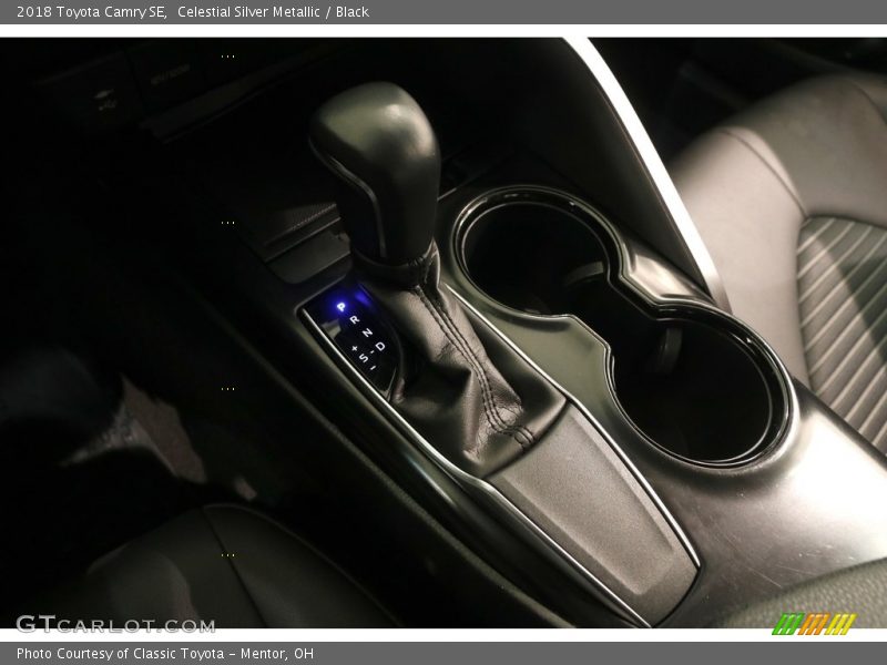 Celestial Silver Metallic / Black 2018 Toyota Camry SE