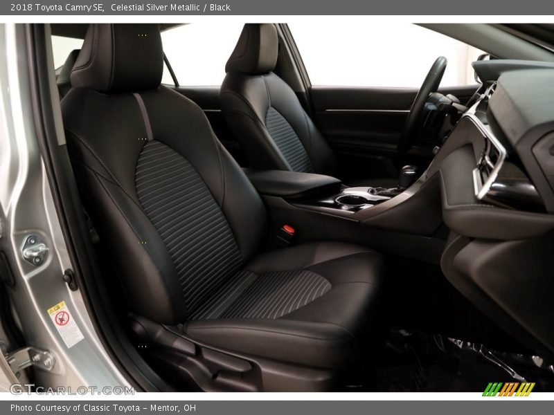Celestial Silver Metallic / Black 2018 Toyota Camry SE