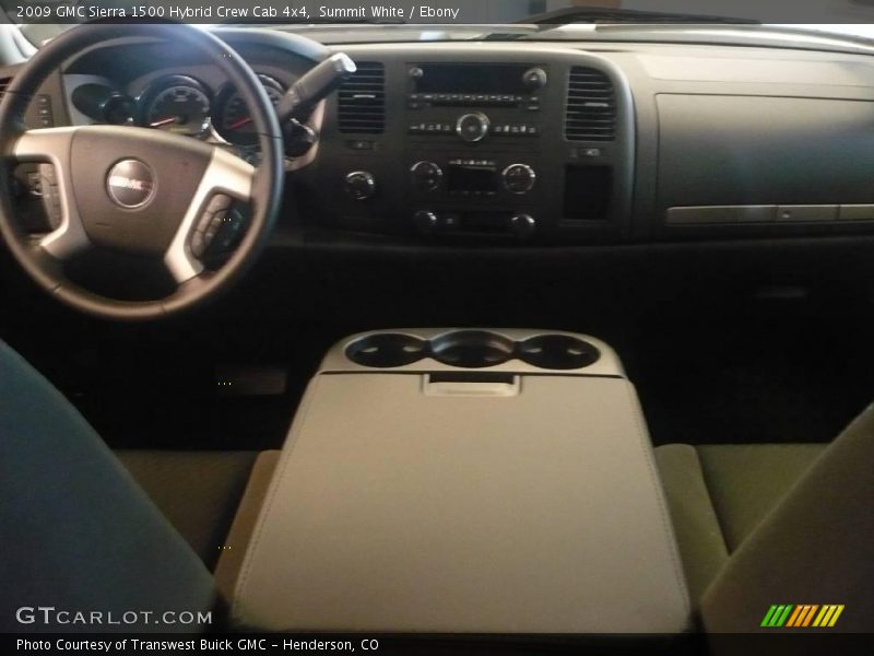 Summit White / Ebony 2009 GMC Sierra 1500 Hybrid Crew Cab 4x4