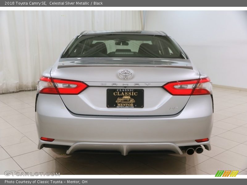 Celestial Silver Metallic / Black 2018 Toyota Camry SE