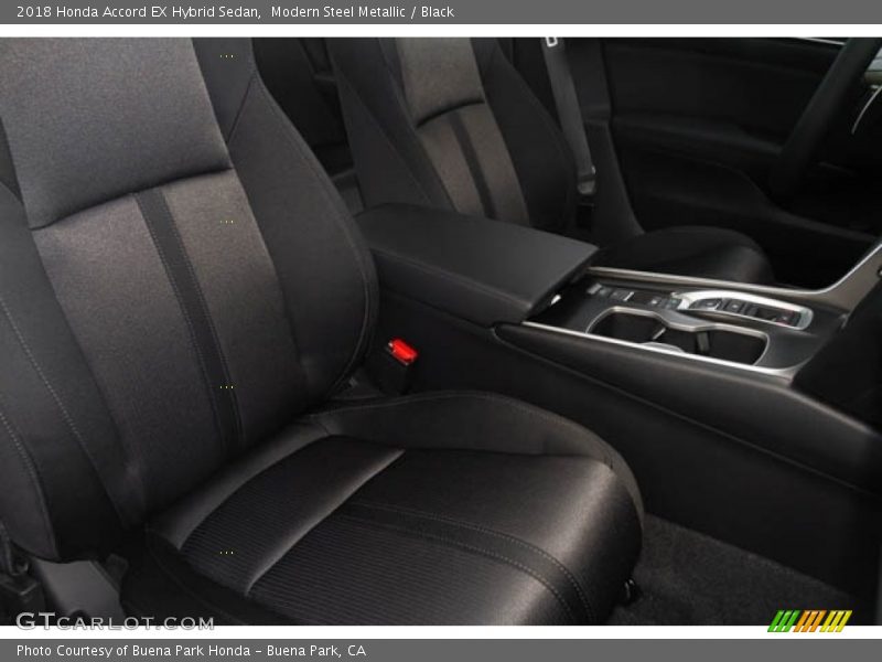Modern Steel Metallic / Black 2018 Honda Accord EX Hybrid Sedan