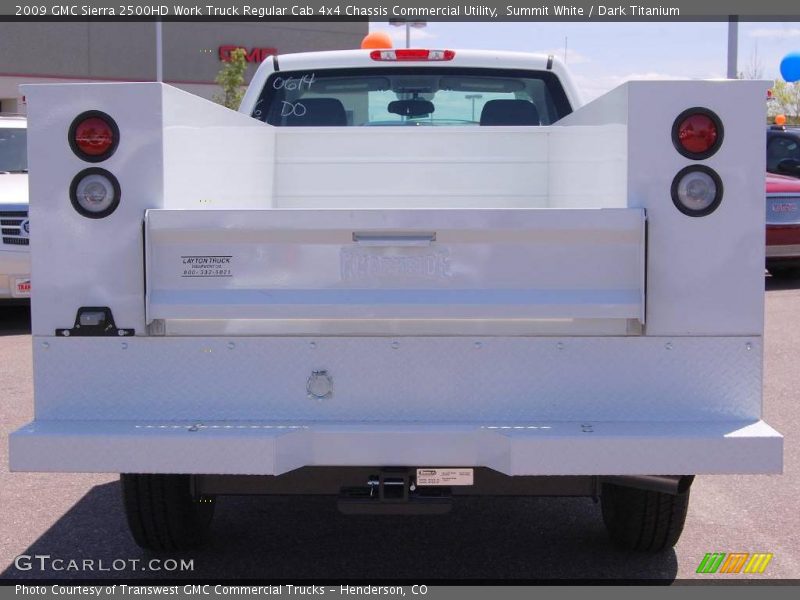 Summit White / Dark Titanium 2009 GMC Sierra 2500HD Work Truck Regular Cab 4x4 Chassis Commercial Utility