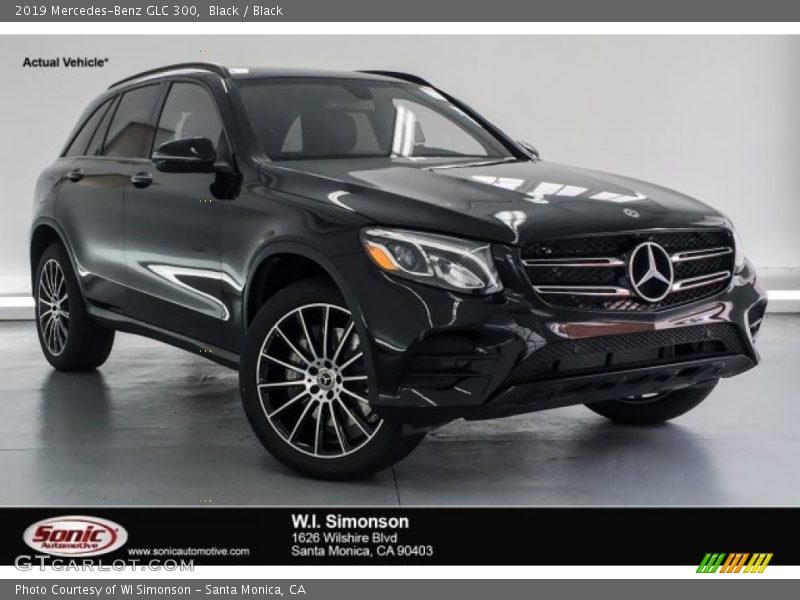 Black / Black 2019 Mercedes-Benz GLC 300