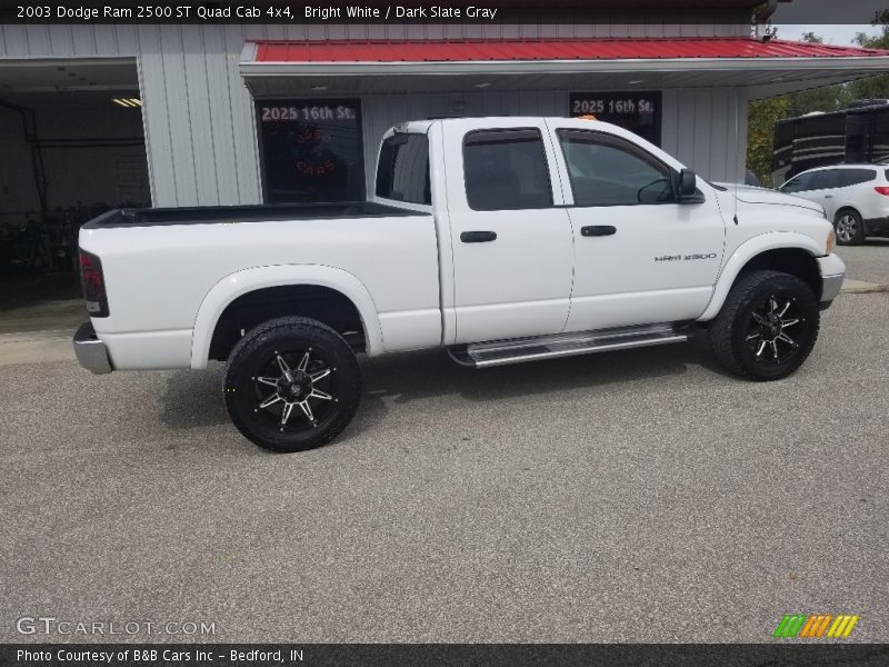 Bright White / Dark Slate Gray 2003 Dodge Ram 2500 ST Quad Cab 4x4