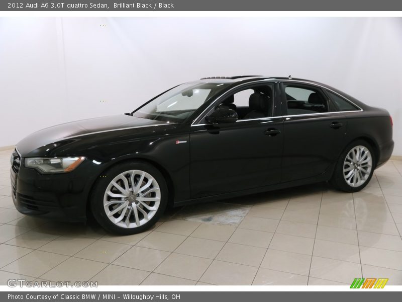 Brilliant Black / Black 2012 Audi A6 3.0T quattro Sedan