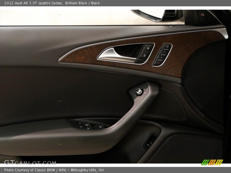 Brilliant Black / Black 2012 Audi A6 3.0T quattro Sedan