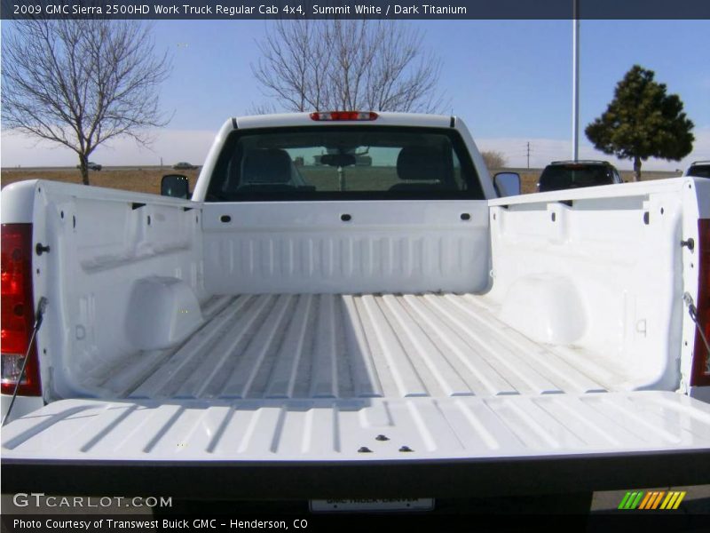 Summit White / Dark Titanium 2009 GMC Sierra 2500HD Work Truck Regular Cab 4x4