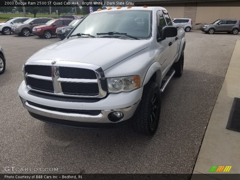 Bright White / Dark Slate Gray 2003 Dodge Ram 2500 ST Quad Cab 4x4