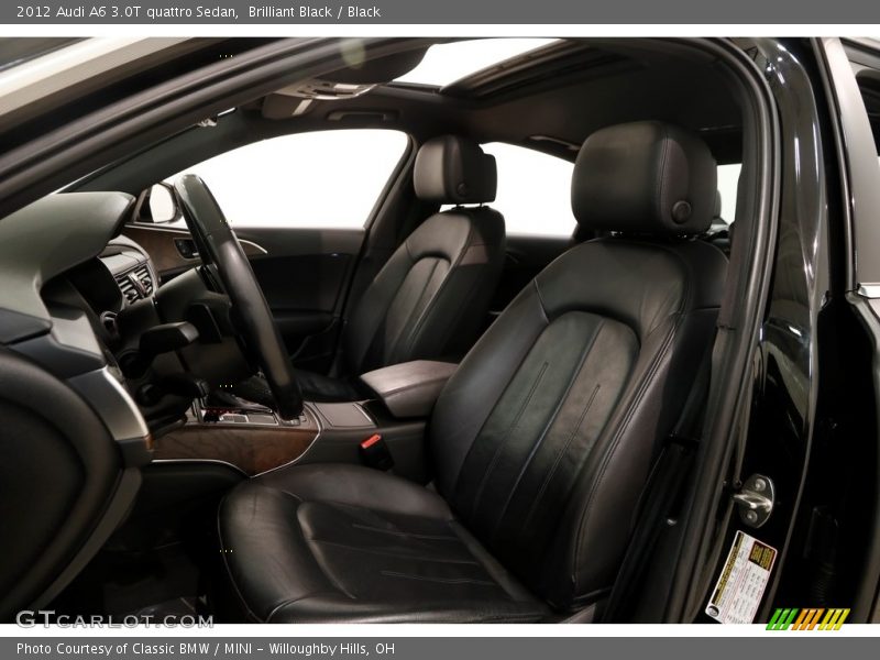 Brilliant Black / Black 2012 Audi A6 3.0T quattro Sedan