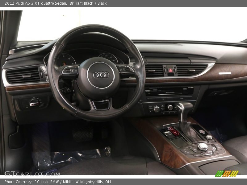 Brilliant Black / Black 2012 Audi A6 3.0T quattro Sedan