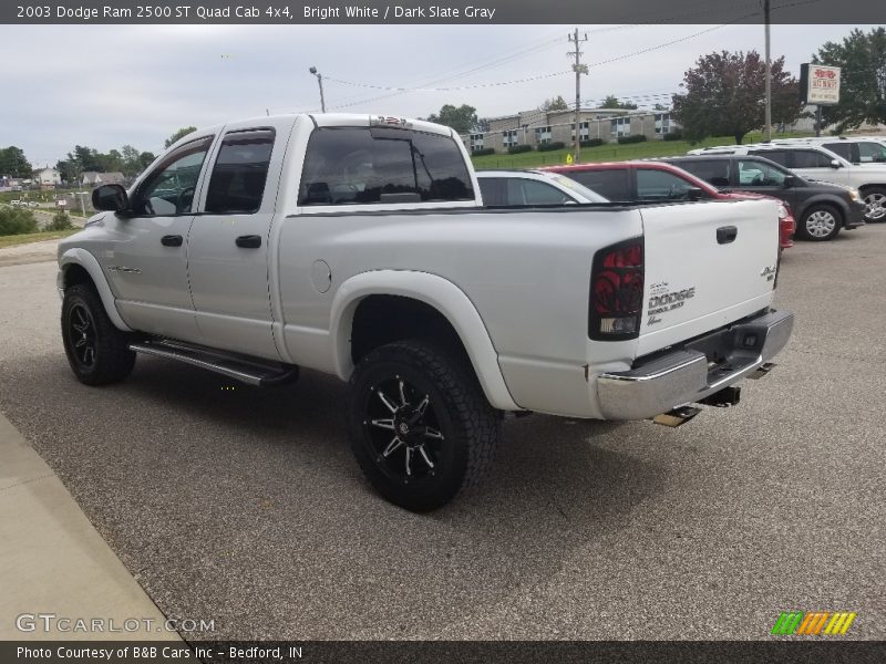 Bright White / Dark Slate Gray 2003 Dodge Ram 2500 ST Quad Cab 4x4