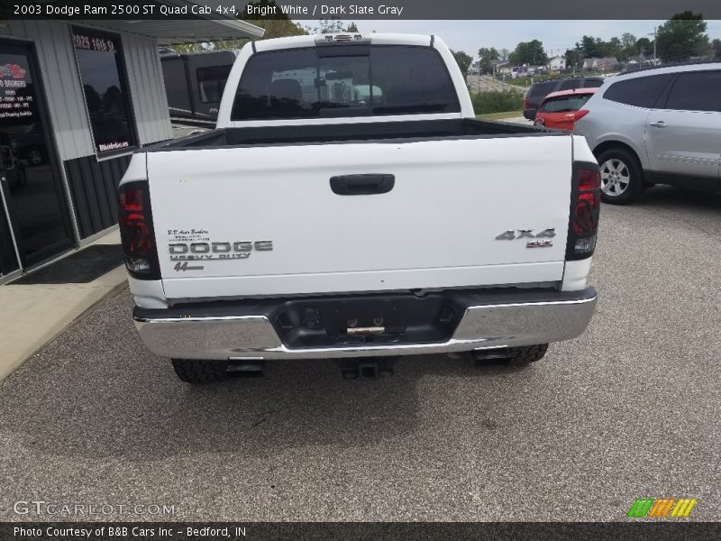 Bright White / Dark Slate Gray 2003 Dodge Ram 2500 ST Quad Cab 4x4