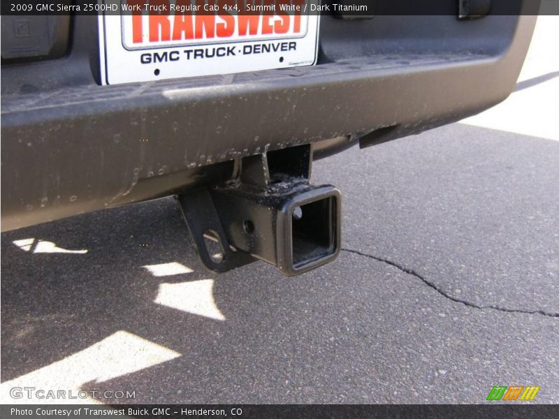 Summit White / Dark Titanium 2009 GMC Sierra 2500HD Work Truck Regular Cab 4x4