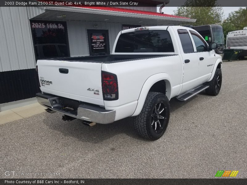 Bright White / Dark Slate Gray 2003 Dodge Ram 2500 ST Quad Cab 4x4