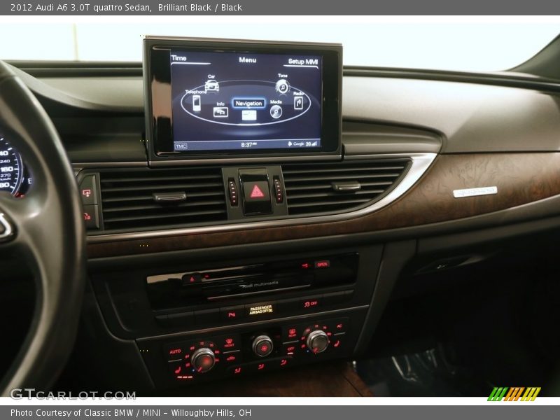 Brilliant Black / Black 2012 Audi A6 3.0T quattro Sedan