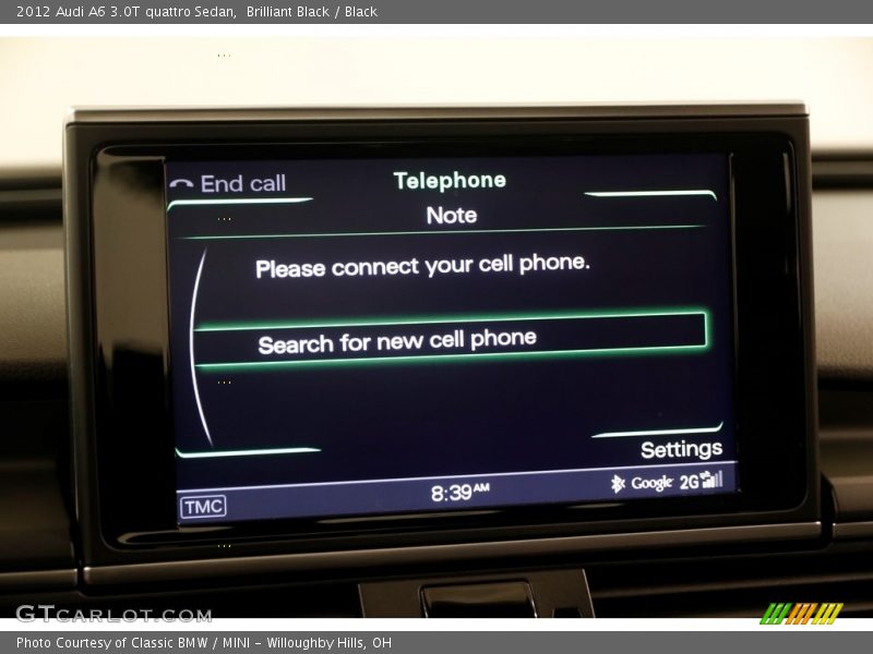 Brilliant Black / Black 2012 Audi A6 3.0T quattro Sedan