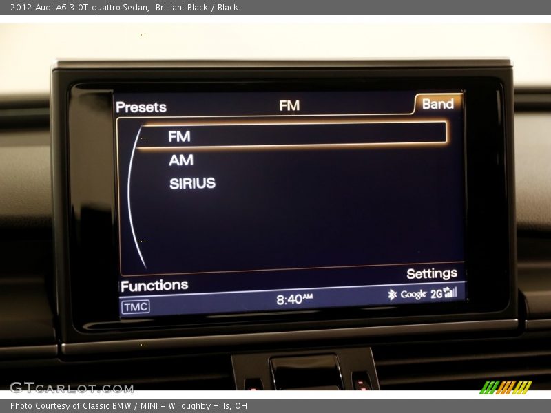 Brilliant Black / Black 2012 Audi A6 3.0T quattro Sedan